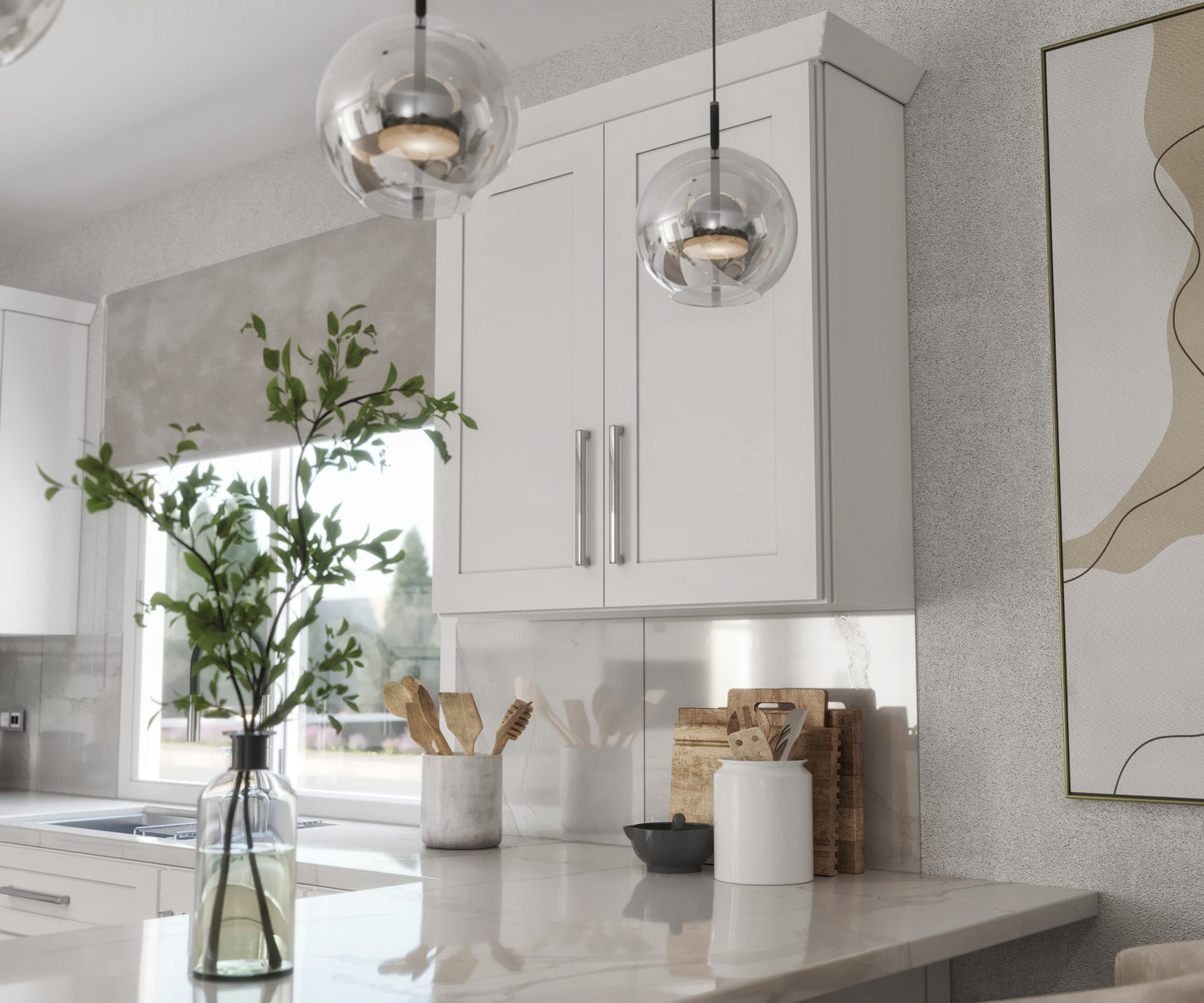 30''H Wall Cabinet Double Door