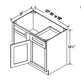 Blind Base Corner Cabinet
