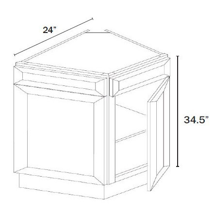 End-Corner Base Cabinet