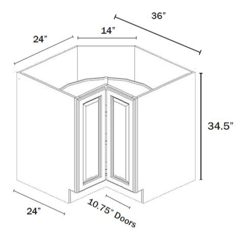 Lazy Susan Base Cabinet