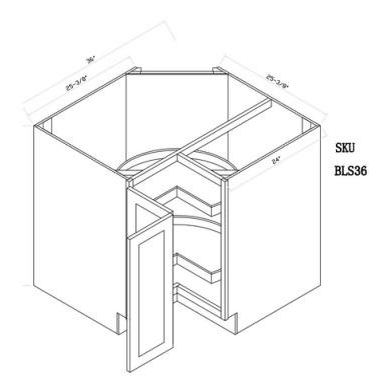 Lazy Susan Base Cabinet