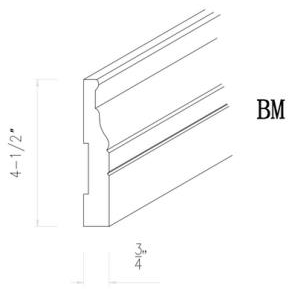 Base Molding 4 1/4