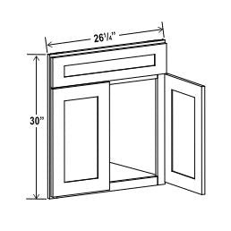 Corner Sink Base Front