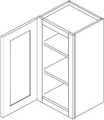 30''H Wall Cabinet Single Door