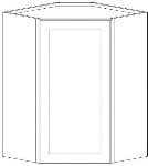 Wall Diagonal Cabinet