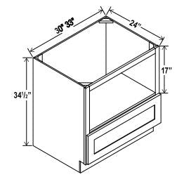 Microwave Base Cabinet