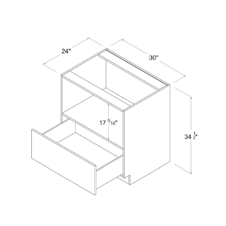 Microwave Base Cabinet