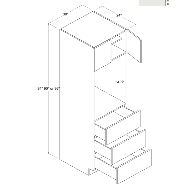 Single Oven Pantry