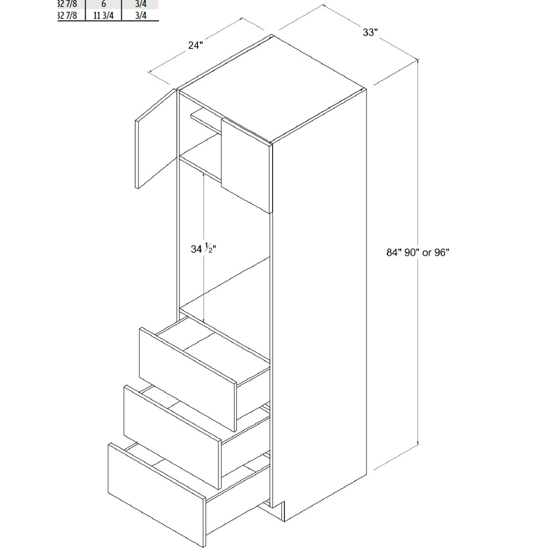 Single Oven Pantry