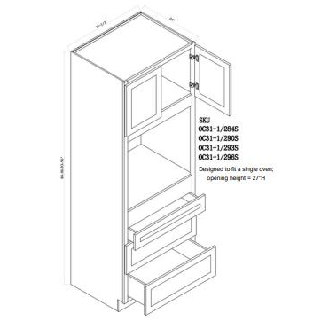 Single Oven Cabinet