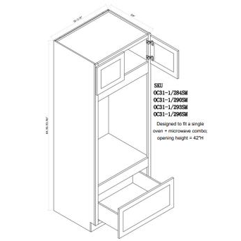 Single Oven Cabinet