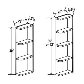 Wall End Shelf