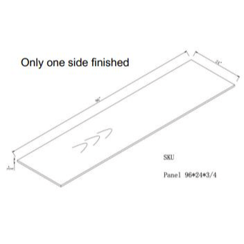 One Side finish panel
