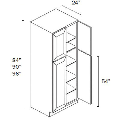 Double Door Pantry Cabinet