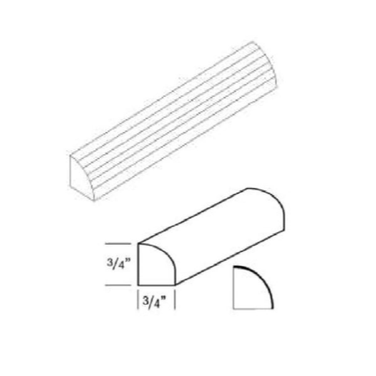 Quarter Round Molding