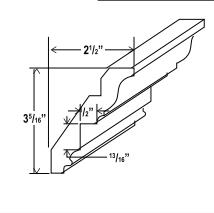 Inset Crown Moulding