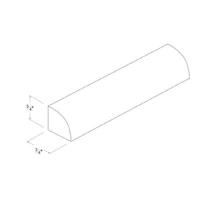Quarter Round Shoe Moulding