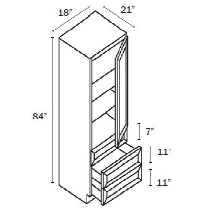 Vanity Linen Cabinet