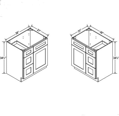 Vanity Sink Base