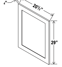 Vanity Decorative Door Panel