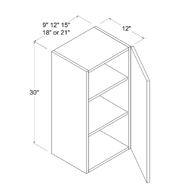 30''H Wall Cabinet