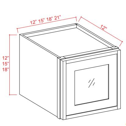 Wall Glass Door Cabinet