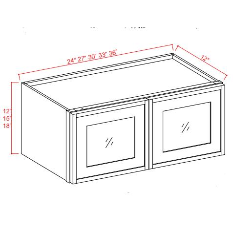 Wall Glass Door Cabinet