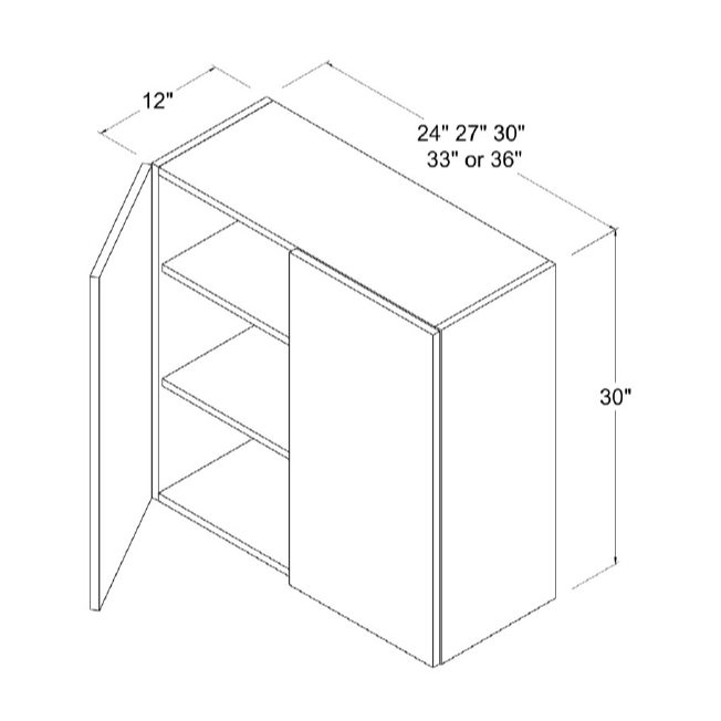 30''H Wall Cabinet