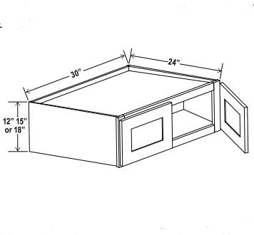 18''H-Wall Refrigerator Cabinet