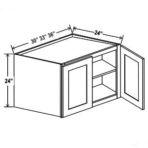 24''H-Wall Refrigerator Cabinet