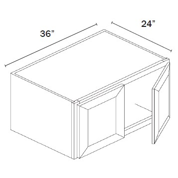 Above Fridge Wall Cabinet