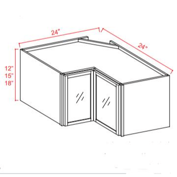 Easy Reach Wall Glass Door Cabinet