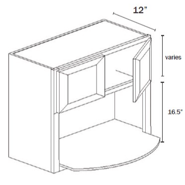 Wall Microwave Cabinet