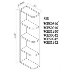 Wall Open End Shelf