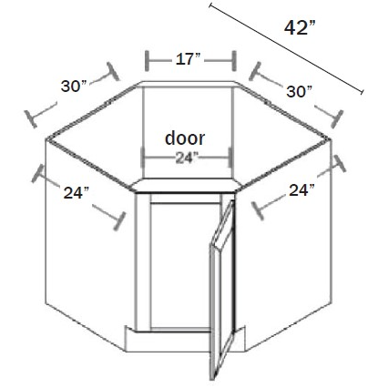 Corner Sink Base Cabinet